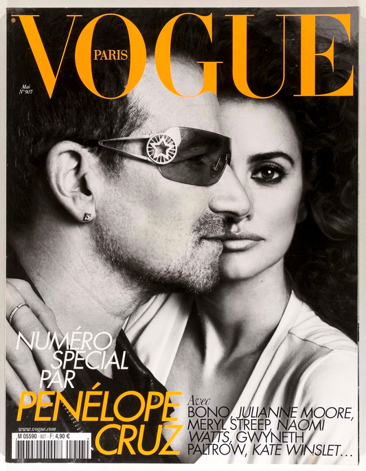 Penelope Cruz U2 Crystal Renn  PARIS VOGUE  May 2010 Daria Werbowy NATASHA POLY