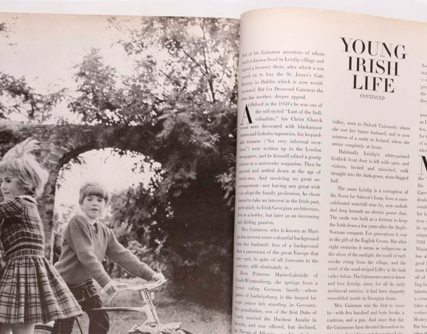 Astrid Heeren CHARLIE CHAPLIN Daliah Lavi VOGUE November 1964 Saul Bellow HORST