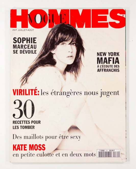 Sophie Marceau KATE MOSS Tatjana Patitz NEW YORK MAFIA Swimwear VOGUE HOMMES vtg