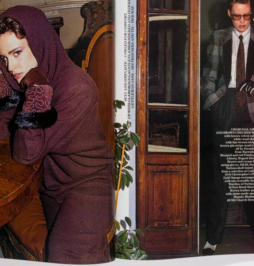 Andie MacDowell NINA SIMONE Joan Severance HARPER'S & QUEEN October 1984 Updike