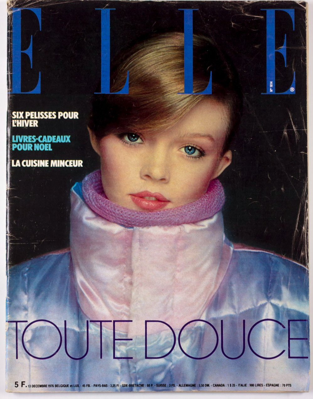 SARITA OJEDA Yves Mourousi JEANLOUP SIEFF Elle 13 December 1976 CARSON MCCULLERS