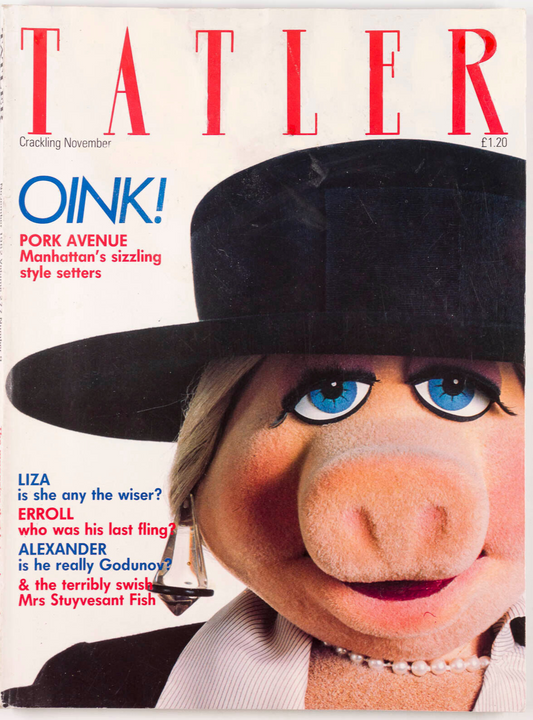 MISS PIGGY Muppets CUSI CRAM Liza Minnelli BOB MACKIE Zach Galligan GRUAU Tatler