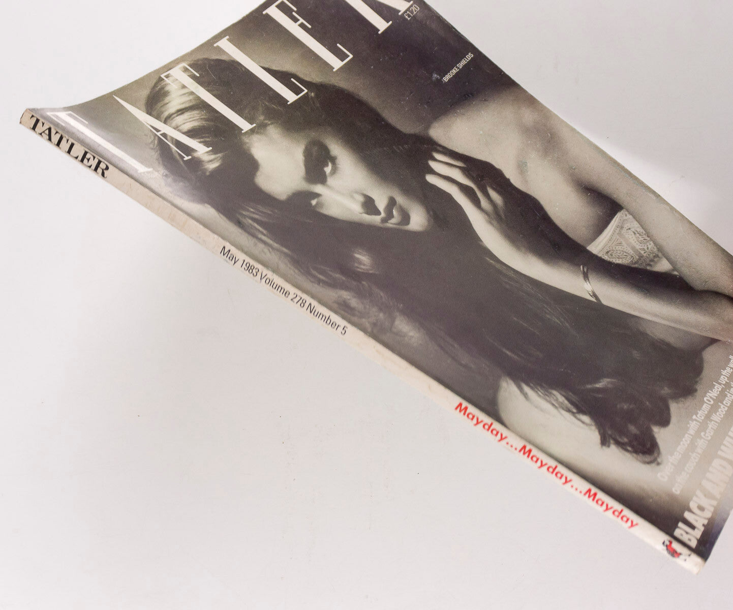 BROOKE SHIELDS Ritts HELMUT NEWTON Tatler May 1983 FARRAH FAWCETT Tatum O'Neal