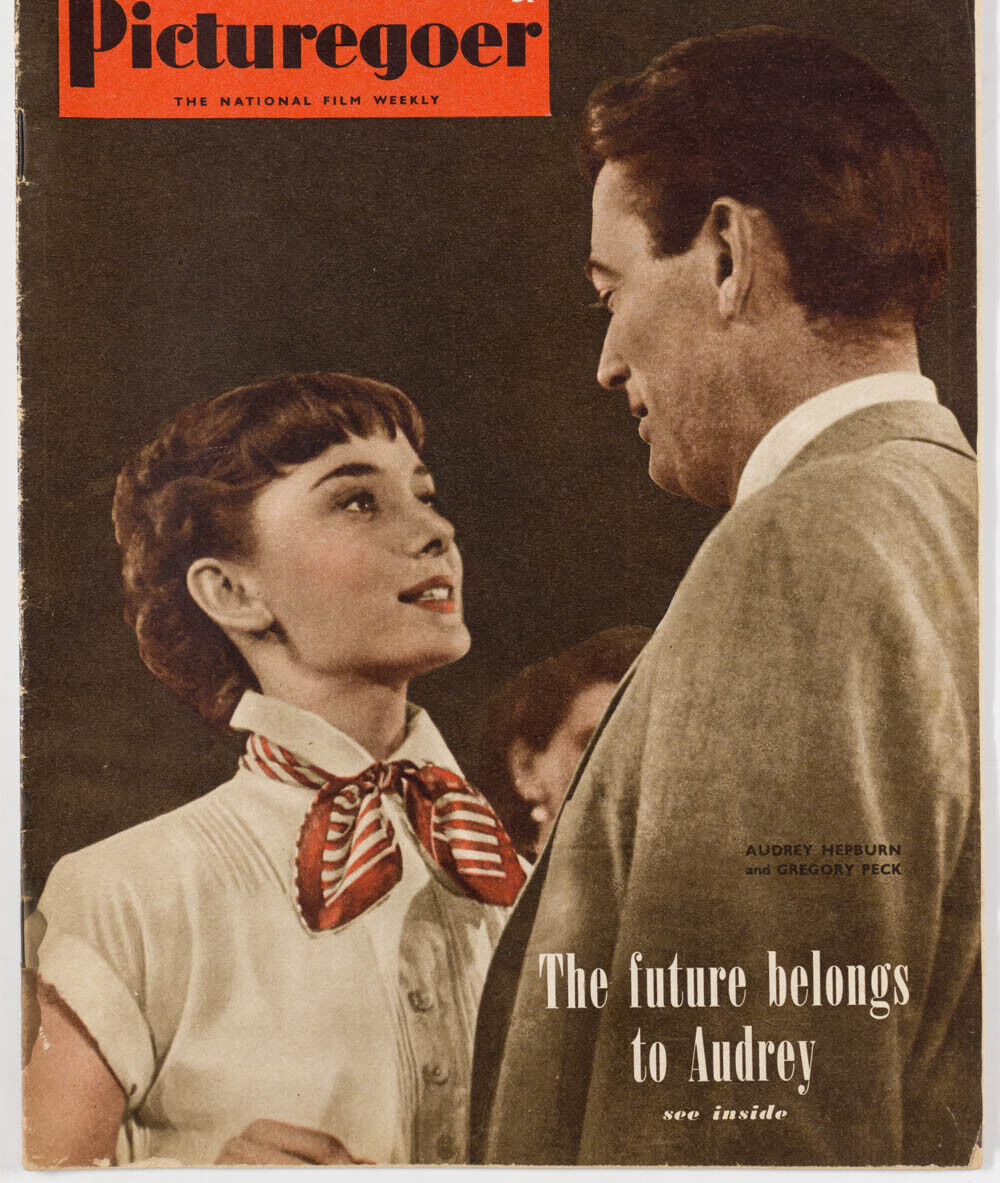 AUDREY HEPBURN Gregory Peck CHARLIE CHAPLIN Joan Crawford ~ Picturegoer magazine