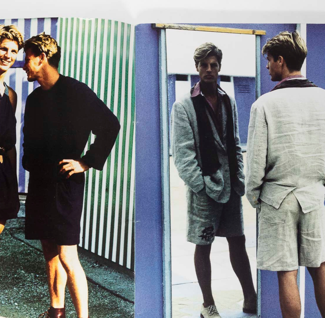 Rimini GIORGIO EMPORIO ARMANI lookbook catalogue SUMMER 1992 Aldo Fallai FELLINI