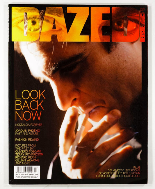 JOAQUIN PHOENIX Bridget Hall TOSCANI Jack Huston DAZED & CONFUSED January 2008