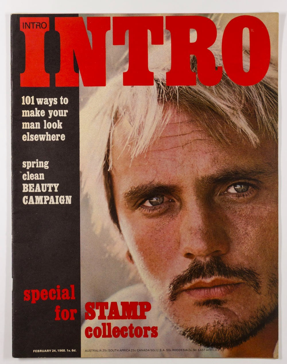 Terence Stamp LEONARD WHITING Olivia Hussey INTRO February 1968 Diana Ross BIBA