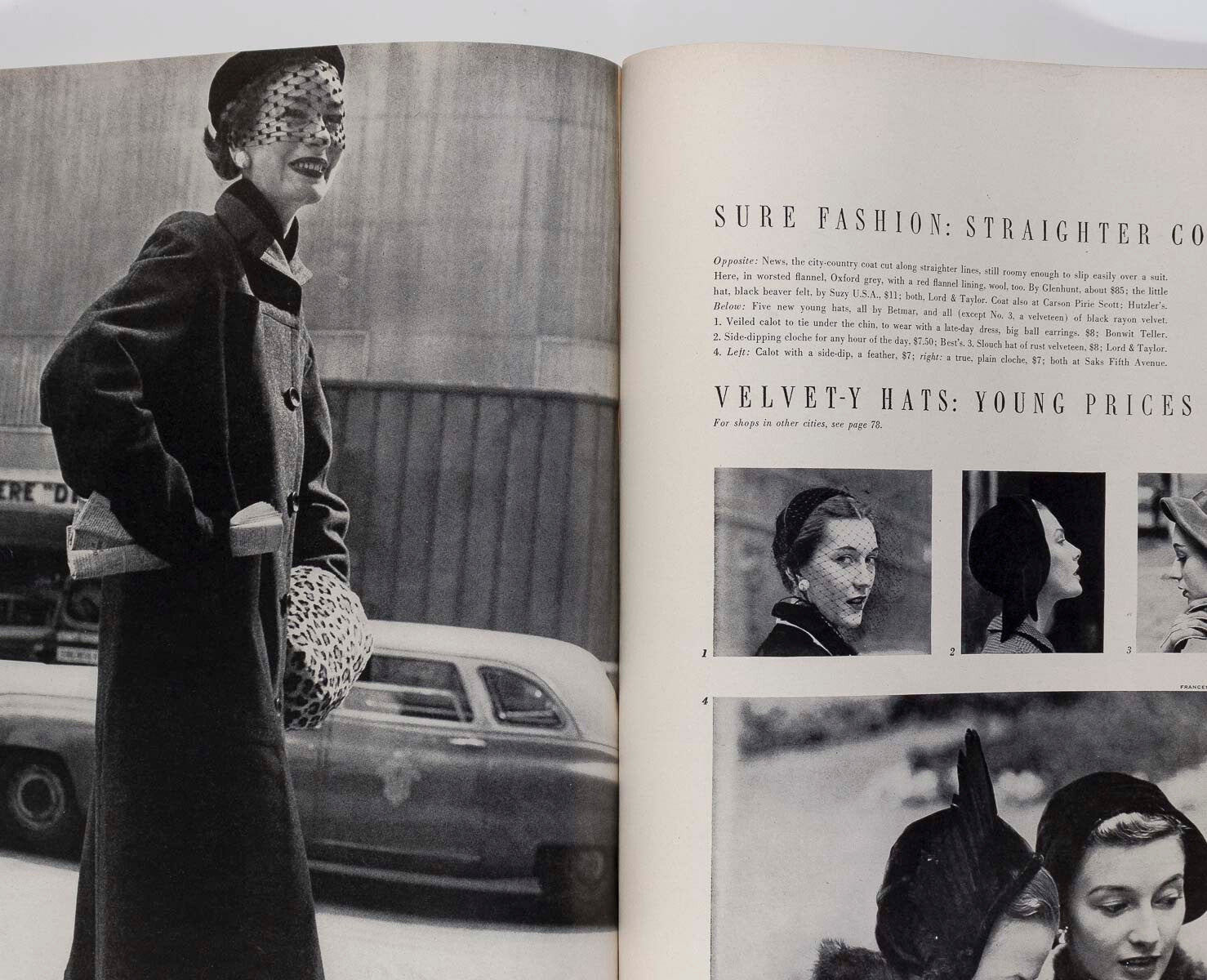 John Rawlings COLLEGE ISSUE vtg 1940's 40s fashion US VOGUE magazine August 1949