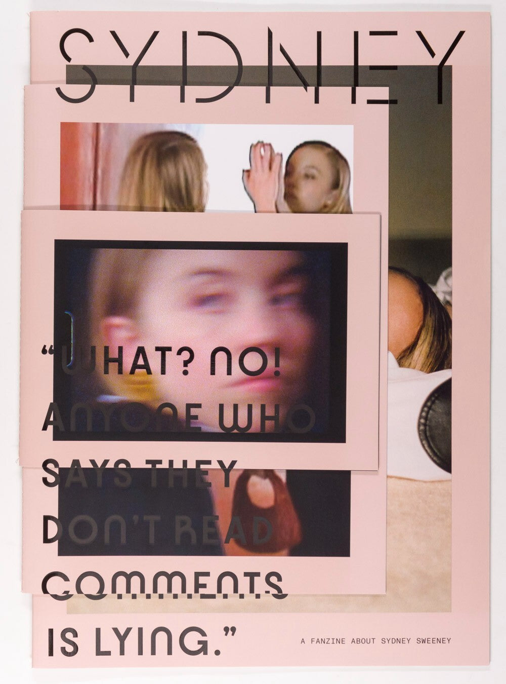 Sydney Sweeney TYRONE LEBON Lotta Volkova MIU MIU catalog LOOKBOOK zine AW 2022