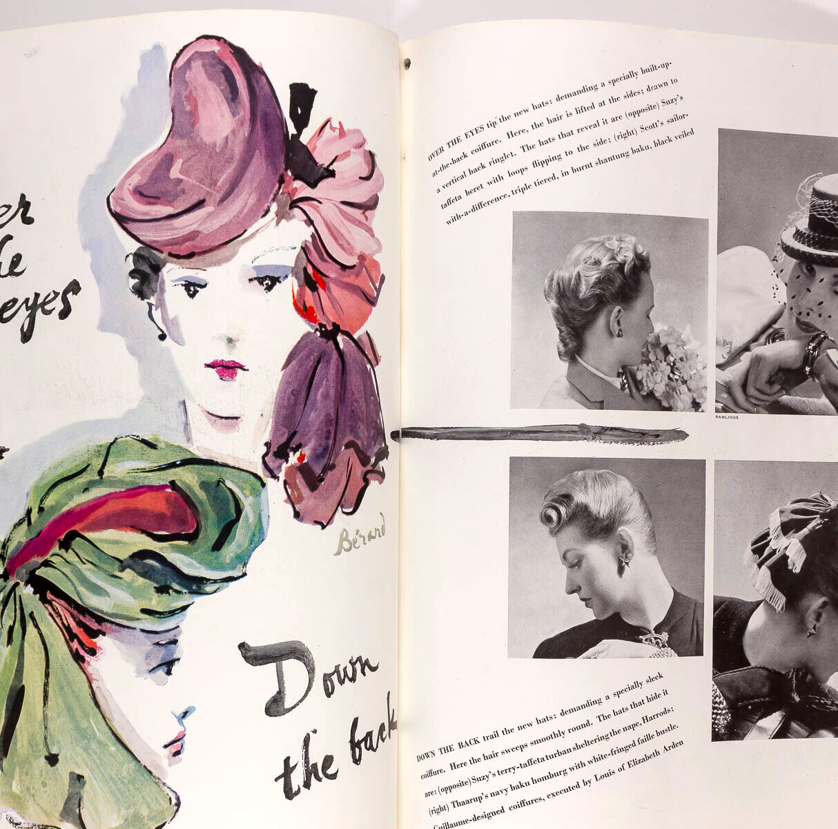 LEE MILLER Horst CHRISTIAN BERARD Eric BALENCIAGA Diana Cooper  VOGUE April 1940