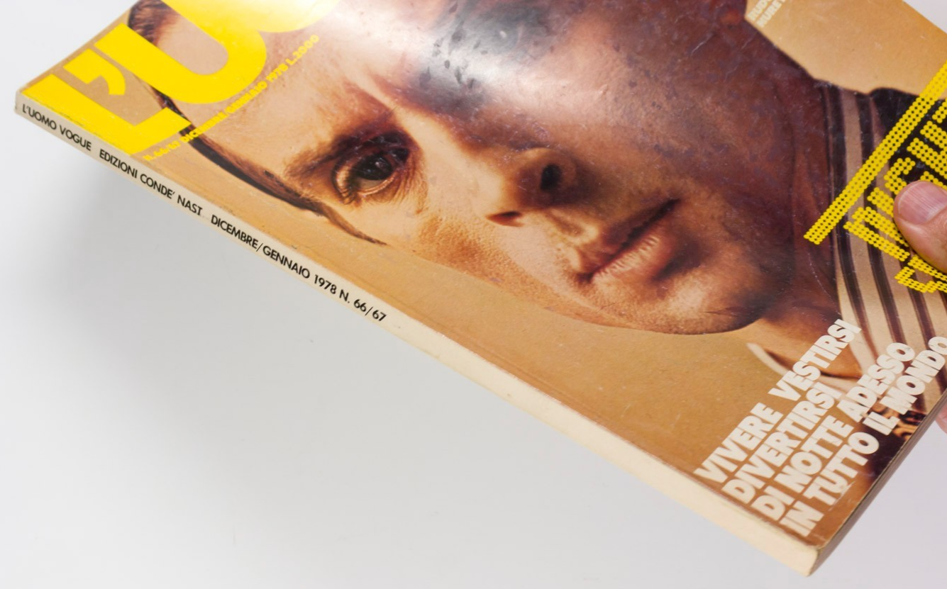 Night Special RUDOLF NUREYEV L’uomo Vogue December 1977 Fiorucci PUNK Studio 54