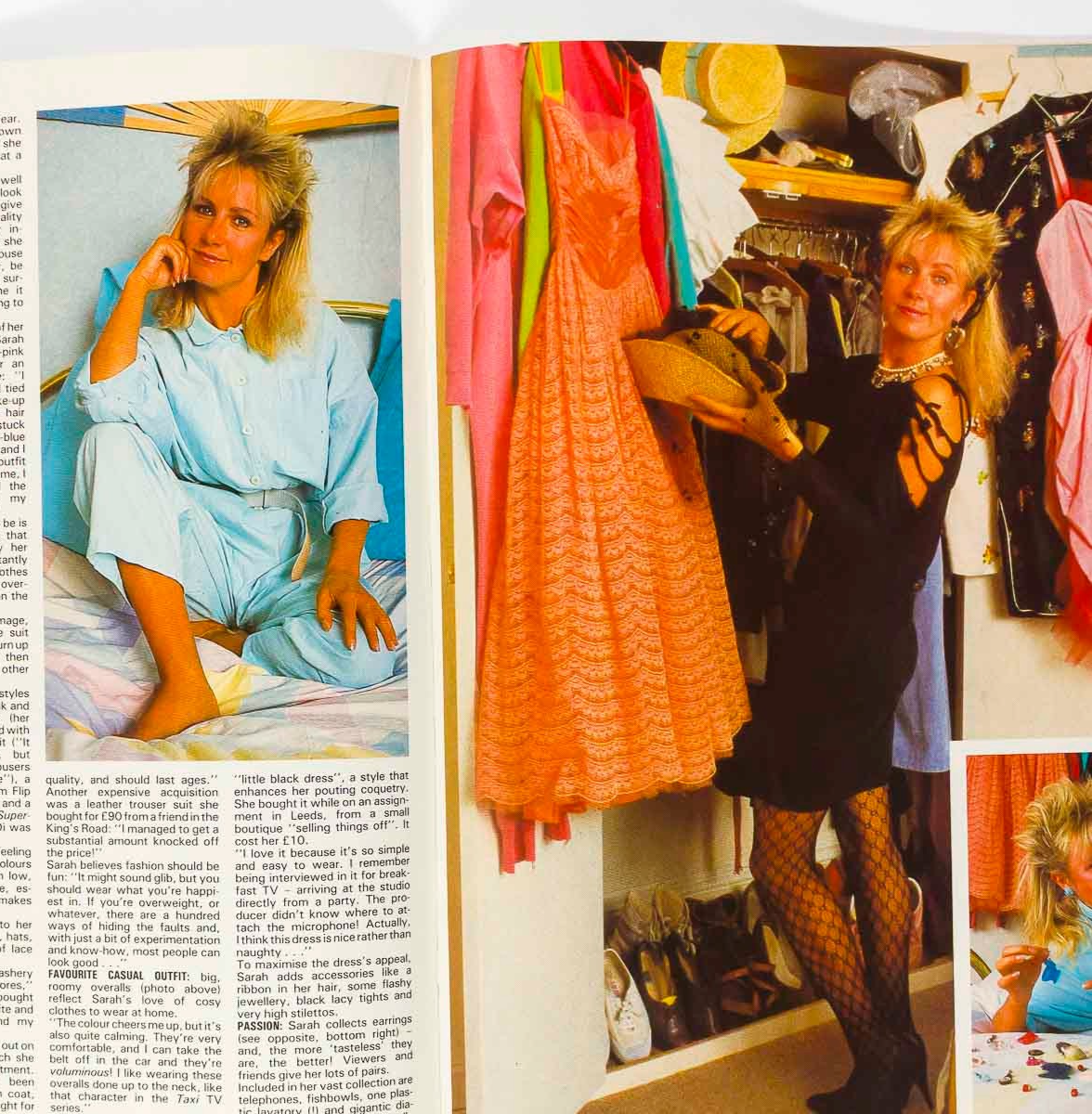 JUDY BLAME Andrew Logan MIDGE URE Lorenzo Lamas 19 MAGAZINE December 1984 vtg UK