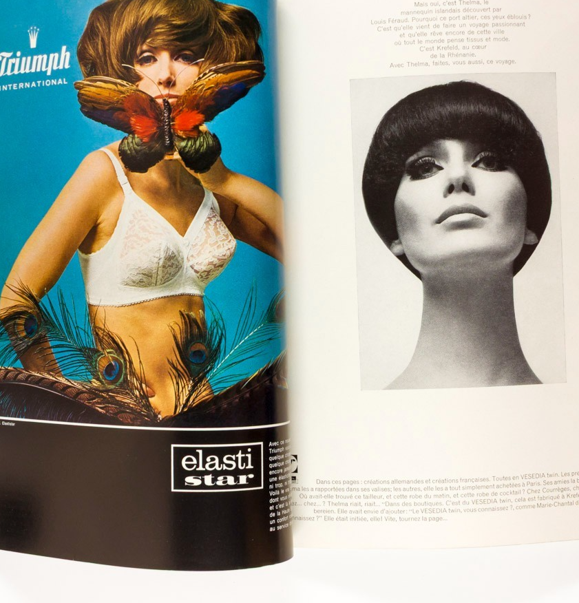 Nicole De Lamarge GUY BOURDIN Catherine Deneuve PEGGY MOFFITT Vogue May 1966 YSL