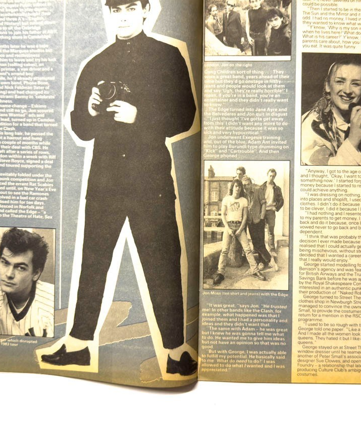Culture Club BOY GEORGE MM music book MELODY MAKER STAR FILE PHOTO MAGAZINE 1983