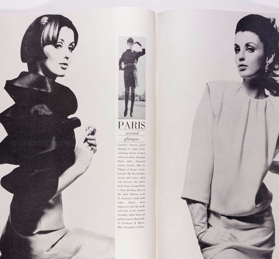 VERUSCHKA Richard Avedon DONNA MITCHELL Givenchy ROBIN DOUGLAS HOME Harper's VTG