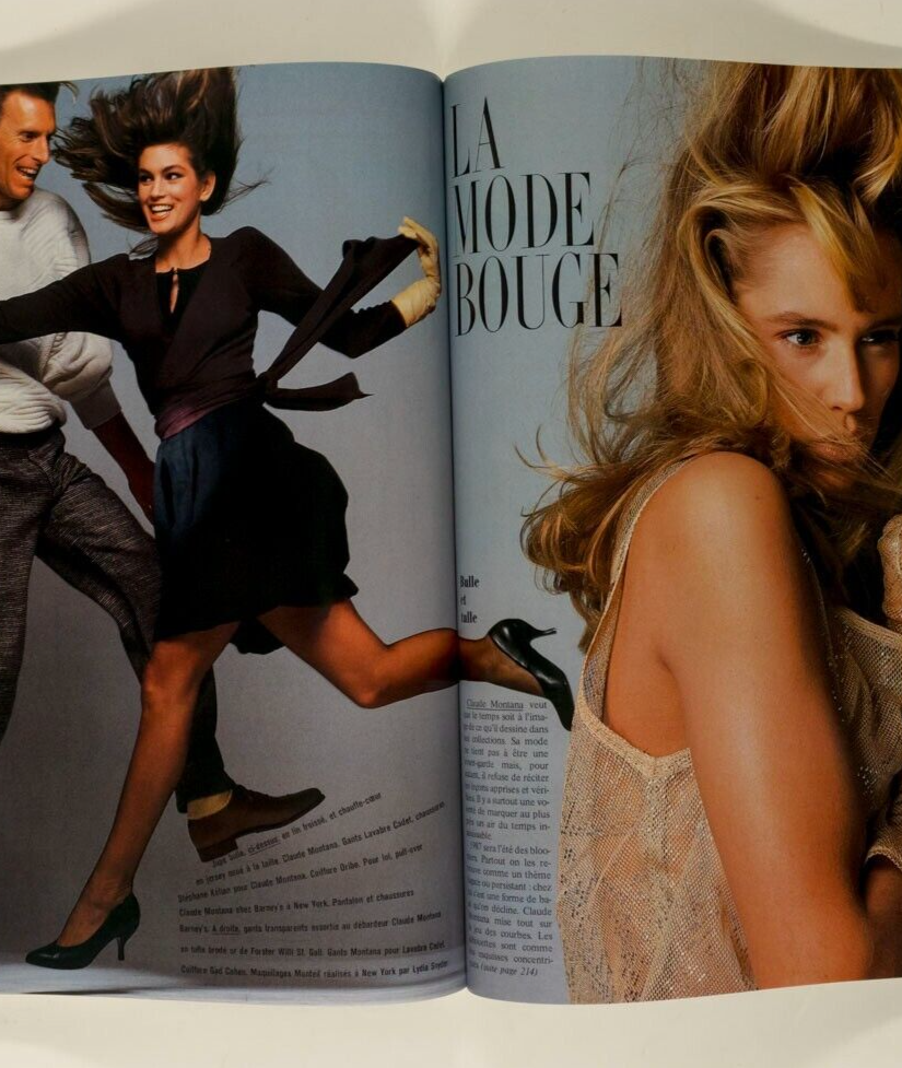 CINDY CRAWFORD Christy Turlington LINDA EVANGELISTA Guy Bourdin ELGORT Fr. VOGUE