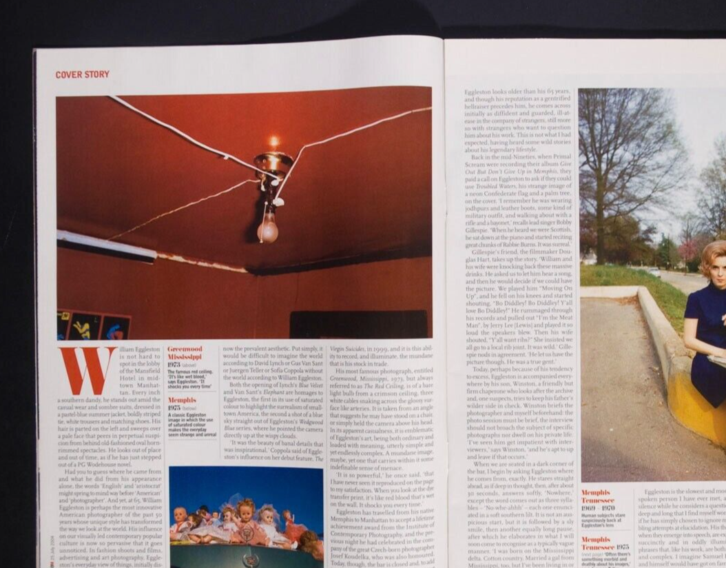 William Eggleston STEVE PYKE Sean O'Hagan SOUTHERN EXPOSURE Observer OM magazine