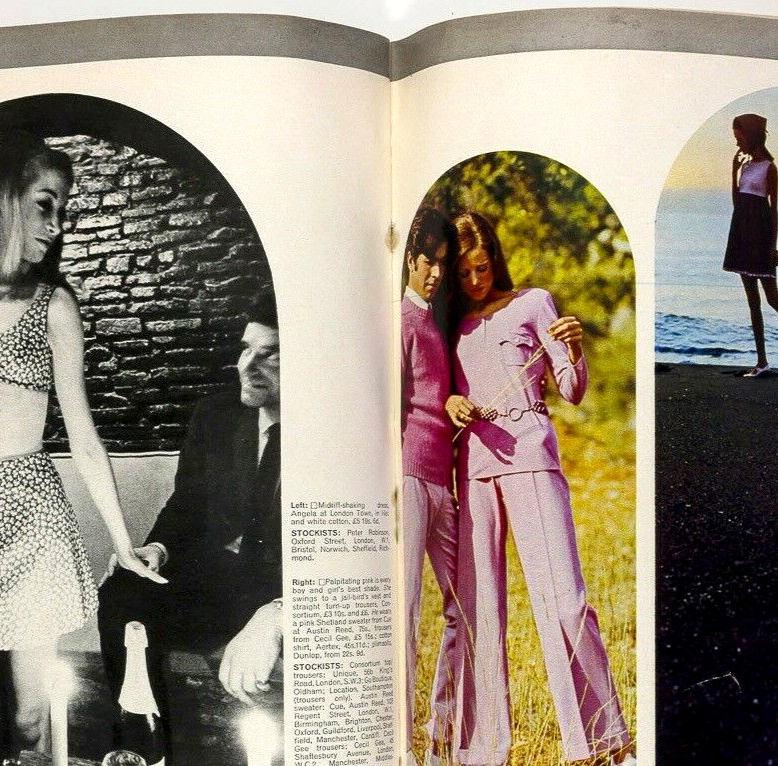 Michael Caine JANE FONDA Francoise Dorleac MARISA BERENSON vtg UK Honey magazine