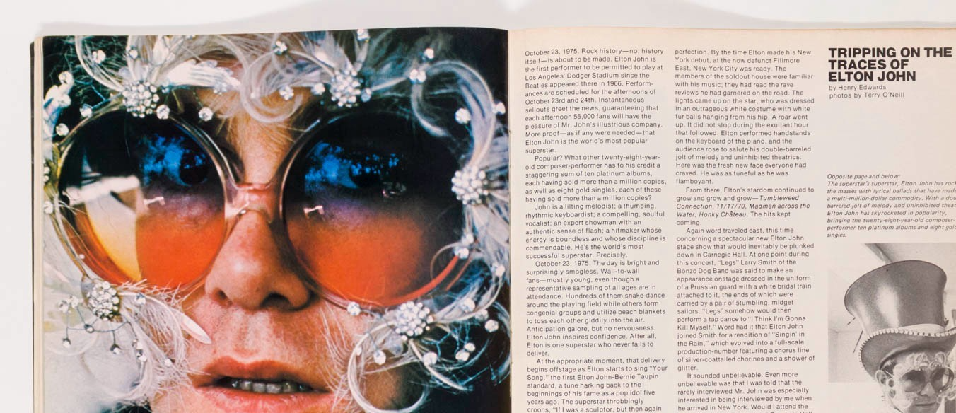 ELTON JOHN Liz Taylor PIER PAOLO PASOLINI Jodie Foster AFTER DARK March 1976 vtg