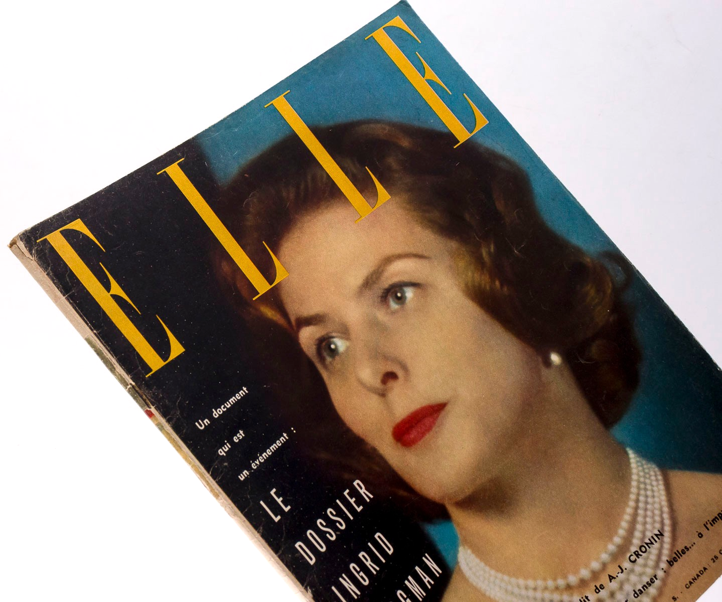INGRID BERGMAN Sophie Grandval Byzantine dollhouse TINTIN IN TIBET Elle magazine