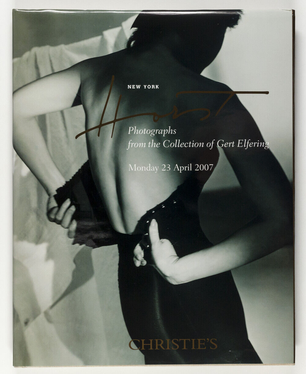 HORST P Photo Auction Catalog Gert Elfering CHRISTIE'S NYC 2007 slipcase HB book