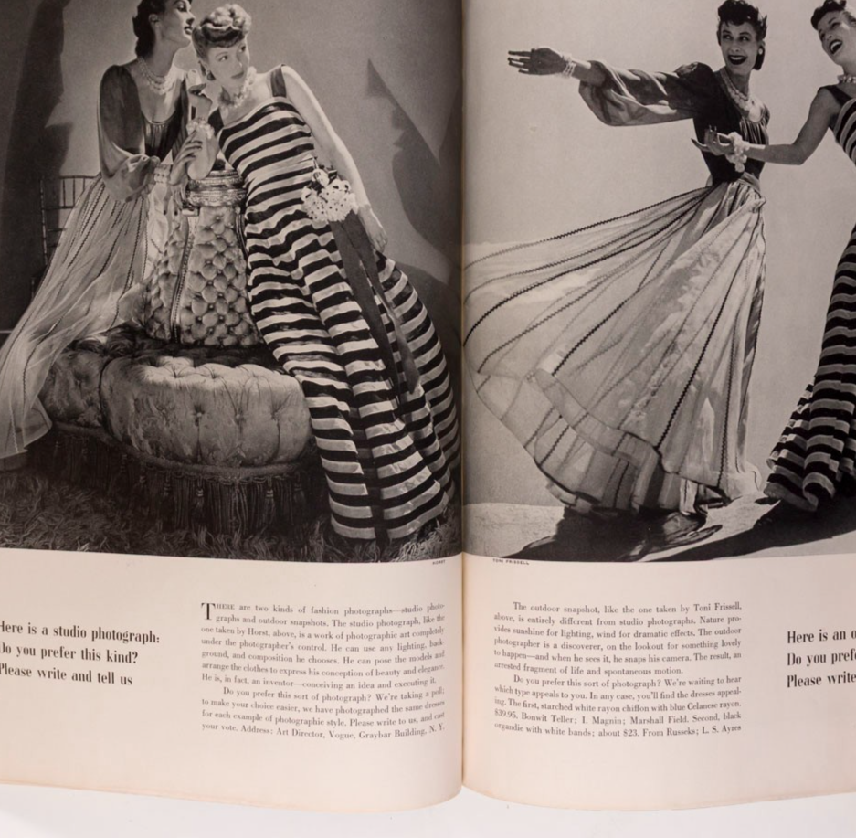 TONI FRISSELL Horst CECIL BEATON Vogue June 1941 Camera GEORGIA O'KEEFE vtg RBW