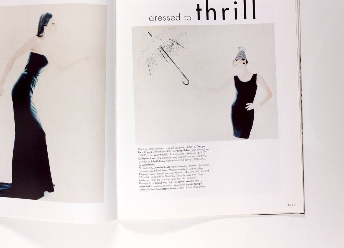 Rachel Williams HONOR FRASER Lloyd Grossman HARVEY NICHOLS lookbook HN magazine