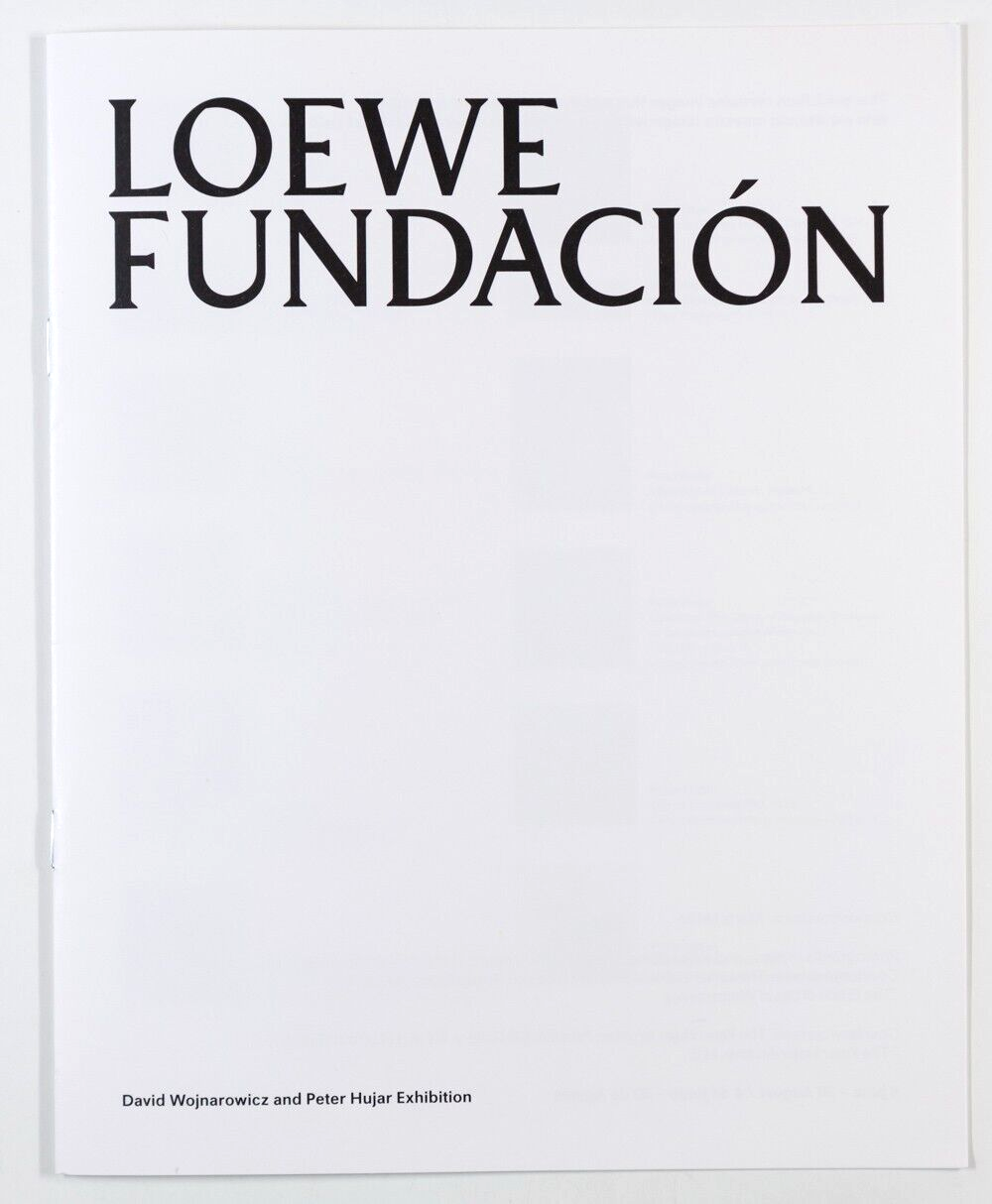 Peter Hujar & David Wojnarowicz LOEWE FUNDACION Exhibition catalogue guide 2018