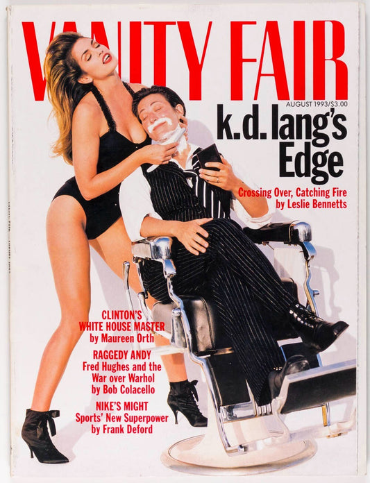 Cindy Crawford KD Lang ANNA NICOLE SMITH Vanity Fair August 1993 Lichtenstein US