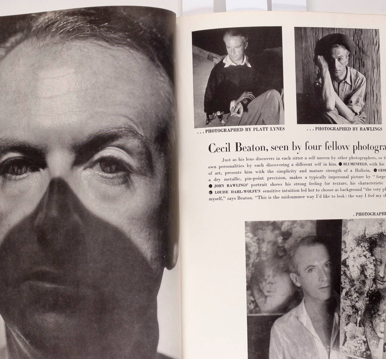 Lee Miller NORMAN PARKINSON Laurence Olivier BEATON Blumenfeld  VOGUE March 1945