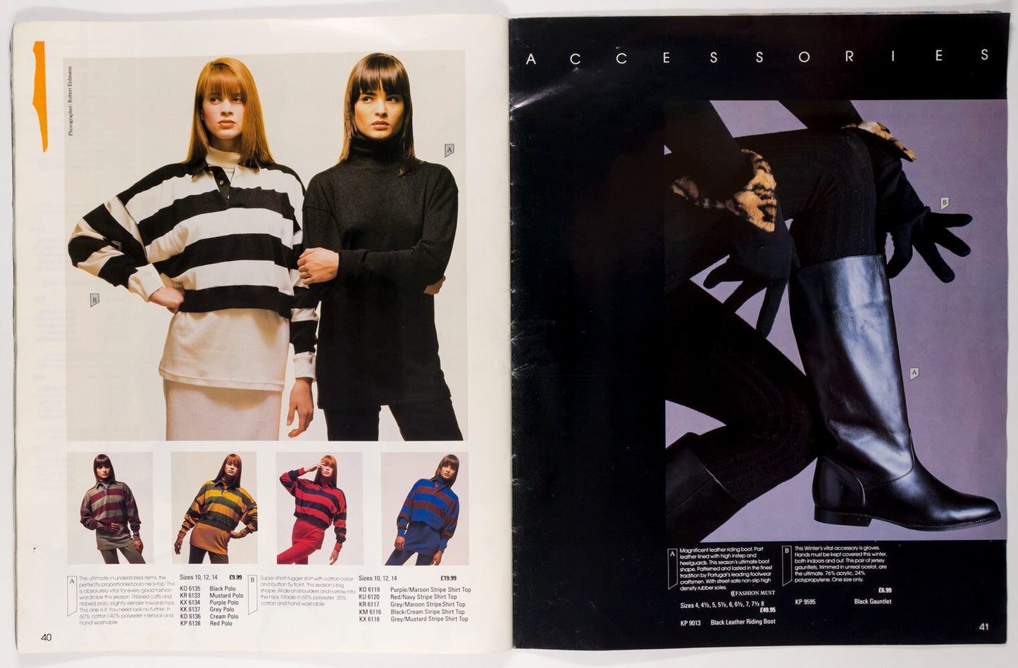 KRISTEN MCMENAMY Talisa Soto LYNNE KOESTER ByMail WAREHOUSE catalog LOOKBOOK vtg