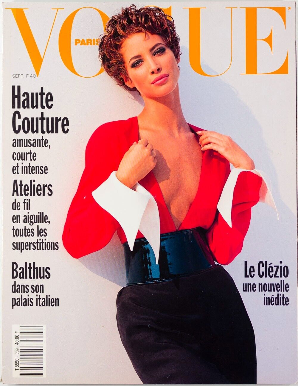 Christy Turlington HELENA CHRISTENSEN Naomi Campbell NADEGE Balthus PARIS VOGUE