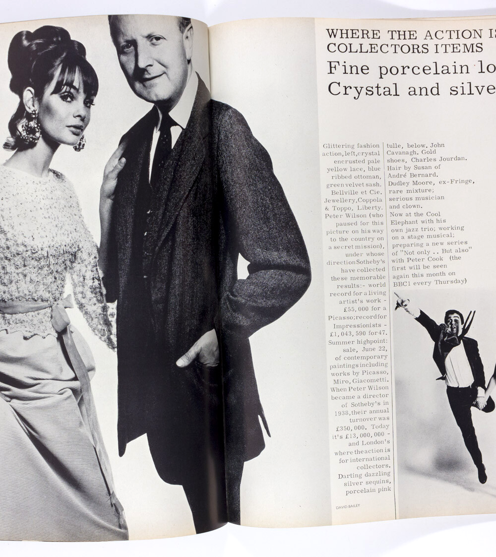 JEAN SHRIMPTON Pattie Boyd PJ PROBY Cecil Beaton DUDLEY MOORE Vogue June 1965
