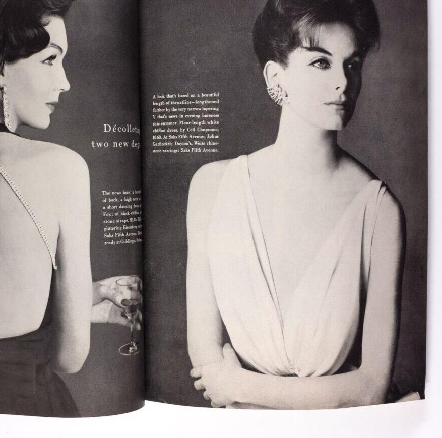 JOANNA McCORMICK Natalie Wood PICASSO Vogue 1957 June RENE BOUCHE Penn AGA KHAN