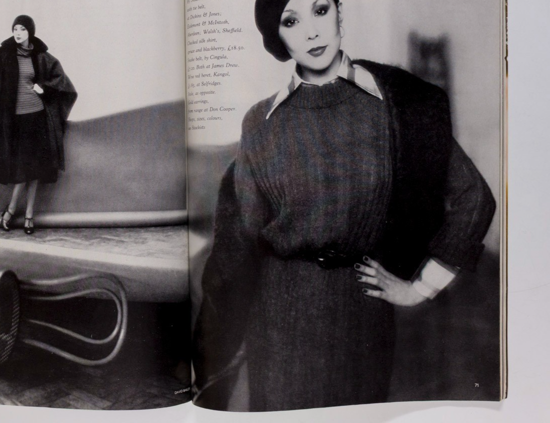 Ingrid Boulting MARIE HELVIN Paul Theroux  VOGUE August 1975 50th birthday gift