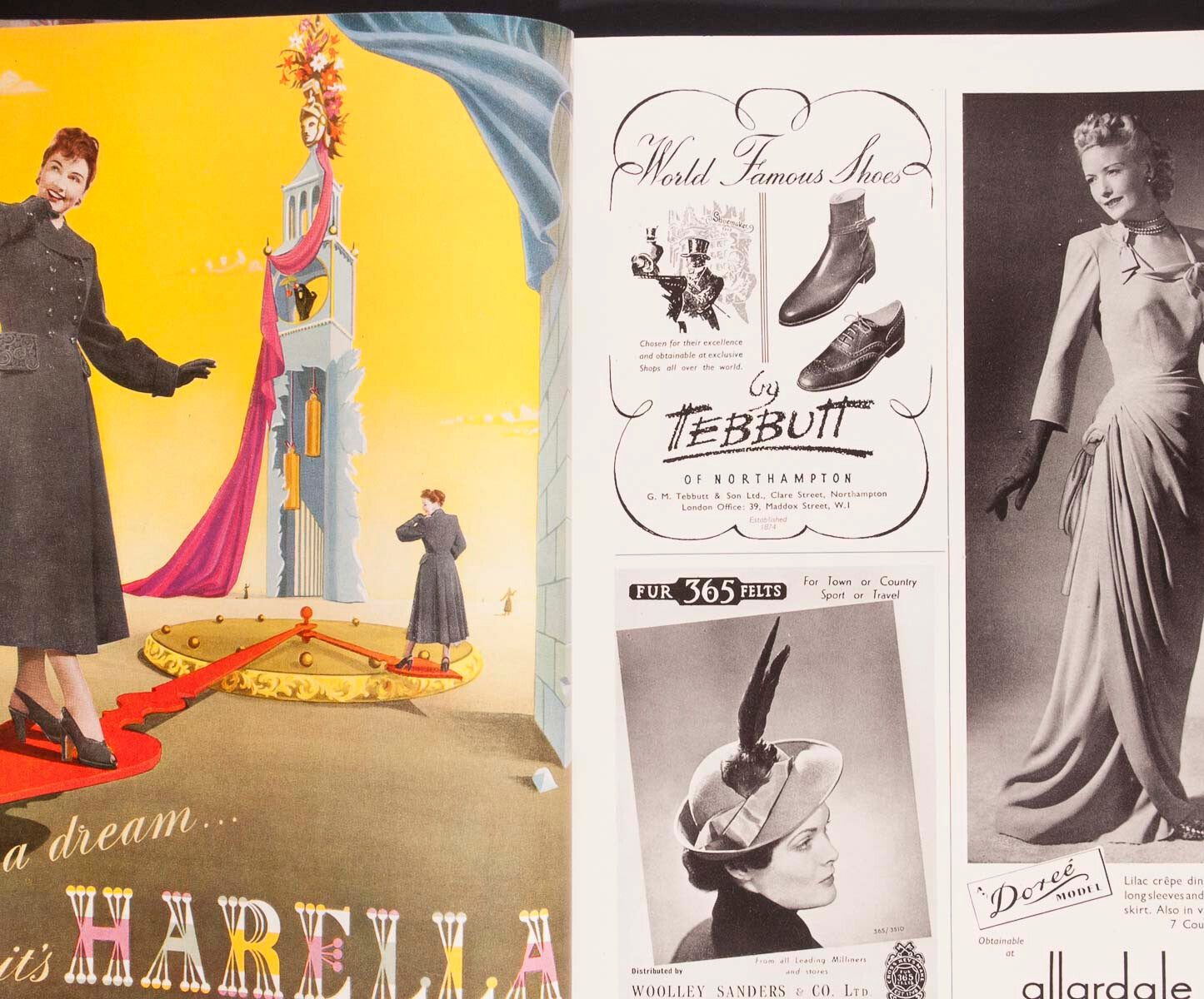 Jean Patchett IRVING PENN Cecil Beaton TOM KEOGH Vogue magazine October 1948 vtg