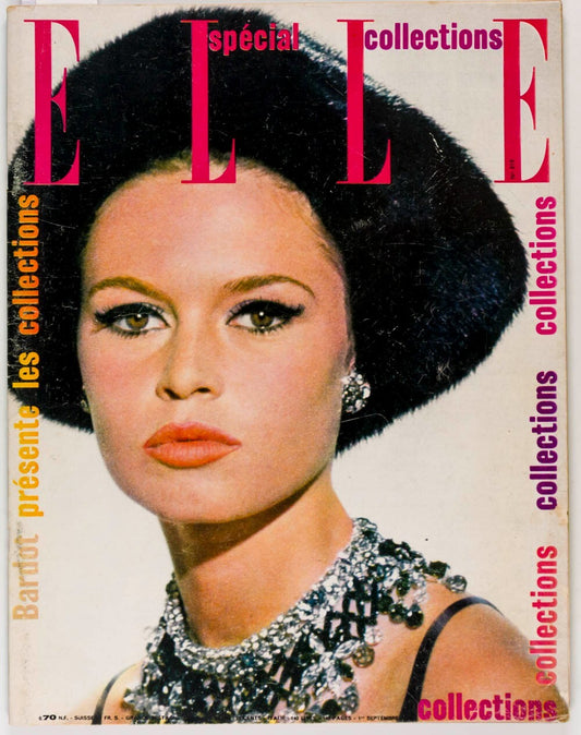 BRIGITTE BARDOT Romy Schneider CLAUDIA CARDINALE Elle magazine 1 September 1961