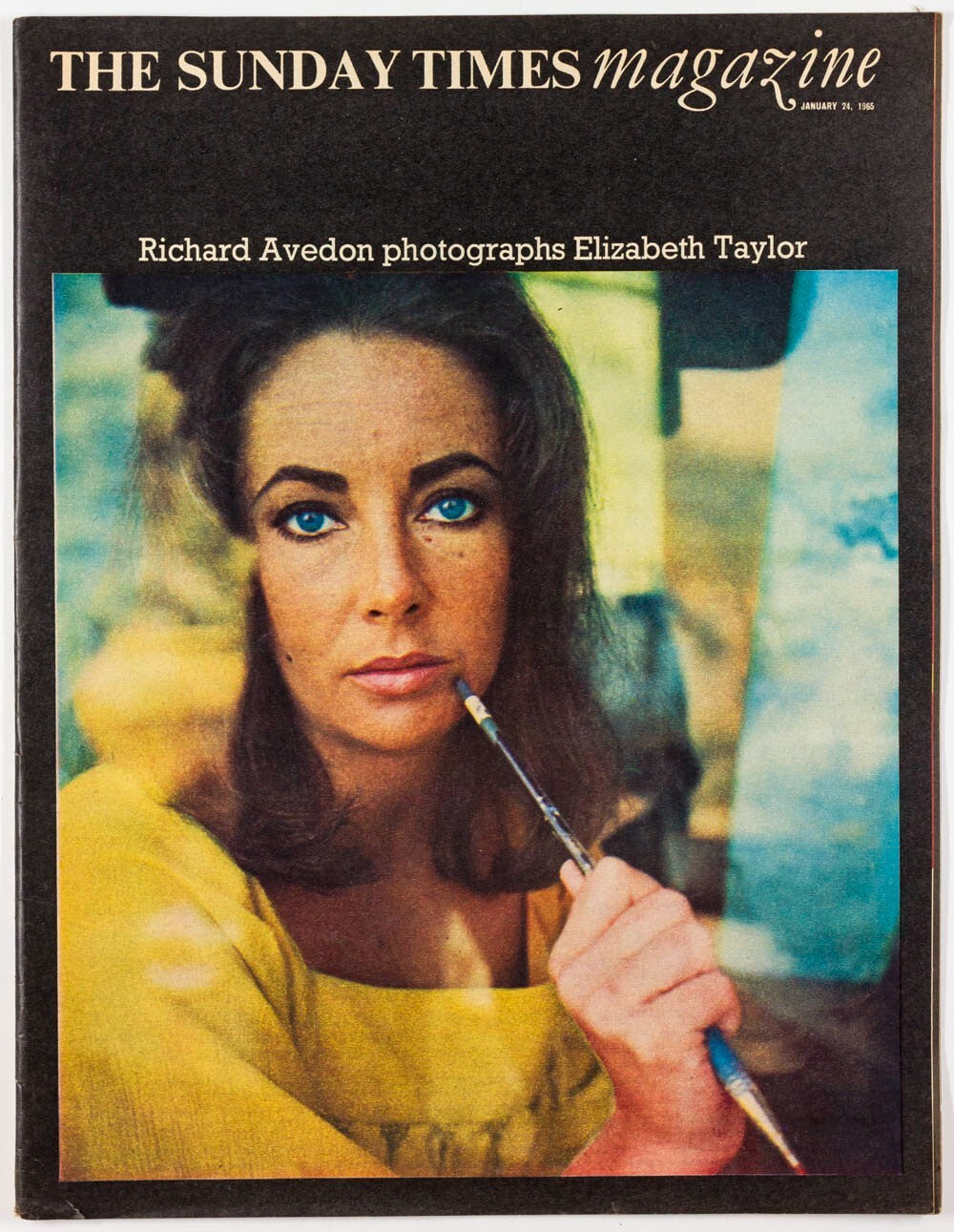 Elizabeth Taylor SUNDAY TIMES magazine 1965 January RICHARD AVEDON photos JAZZ