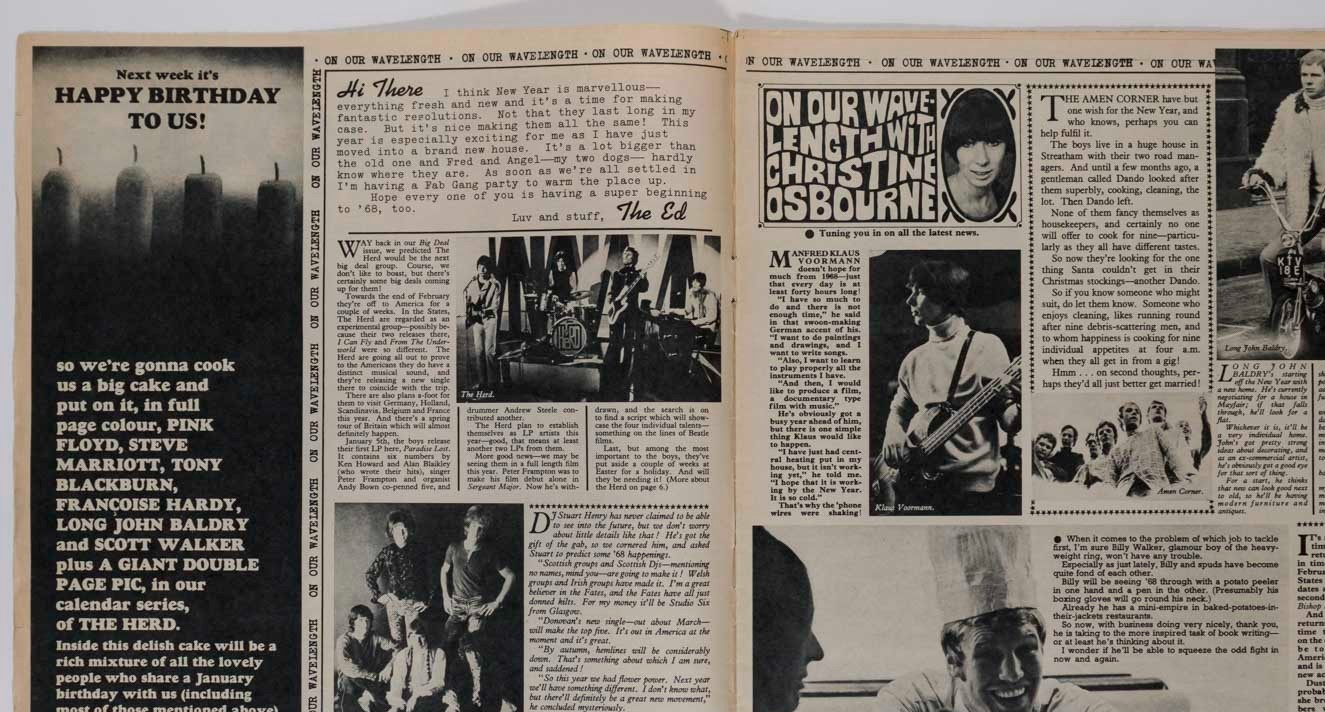 Amen Corner THE MOVE Bee Gees FABULOUS 208 February 6 1973 Lulu MONKEES Herd 60s