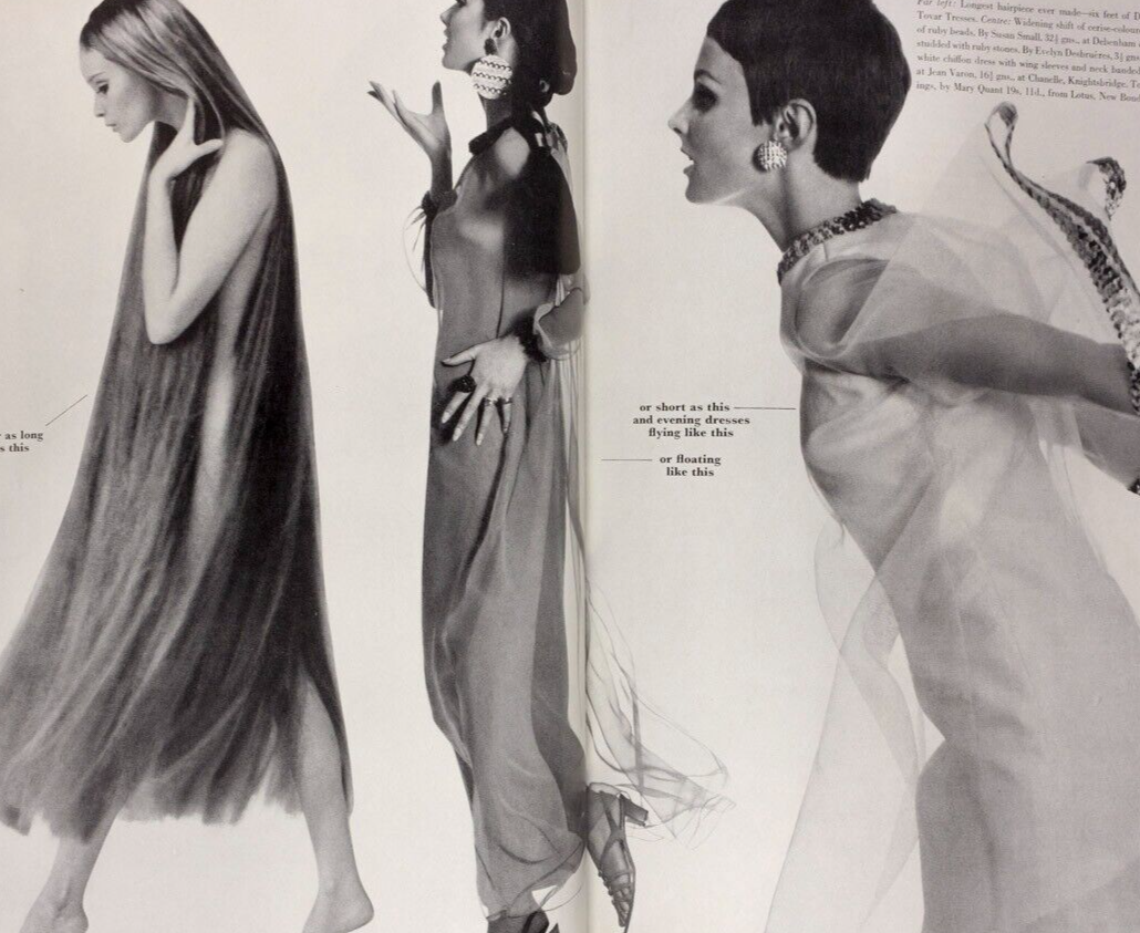 JEAN SHRIMPTON Donyale Luna PEGGY MOFFITT Jill Kennington PATTIE BOYD  Red Vogue