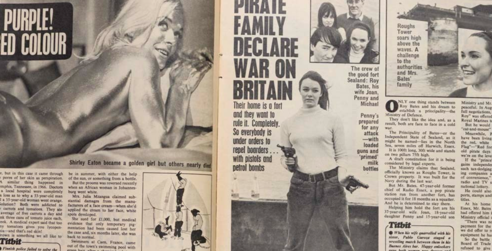 SHAKIRA CAINE Granny Takes A Trip HARRISON MARKS Titbits August 1968 IRMA GRESE