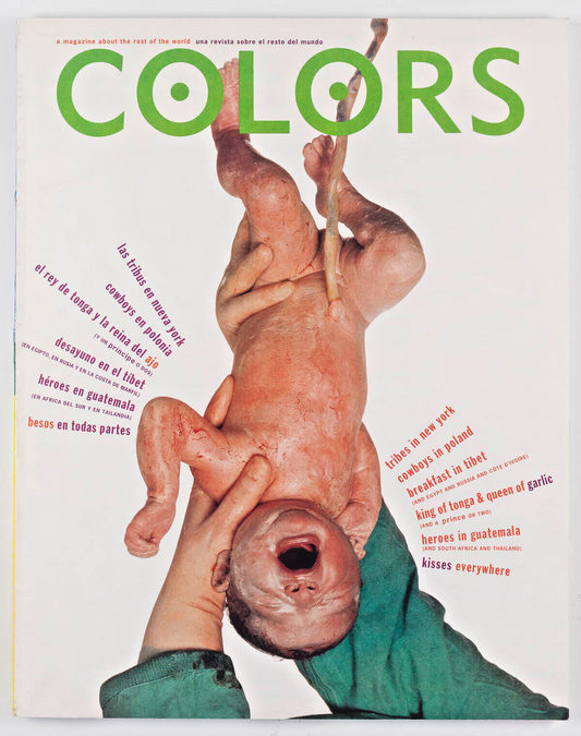Colors magazine No 1 UNITED BENETTON Oliviero Toscani FALL WINTER 1991 LOOKBOOK