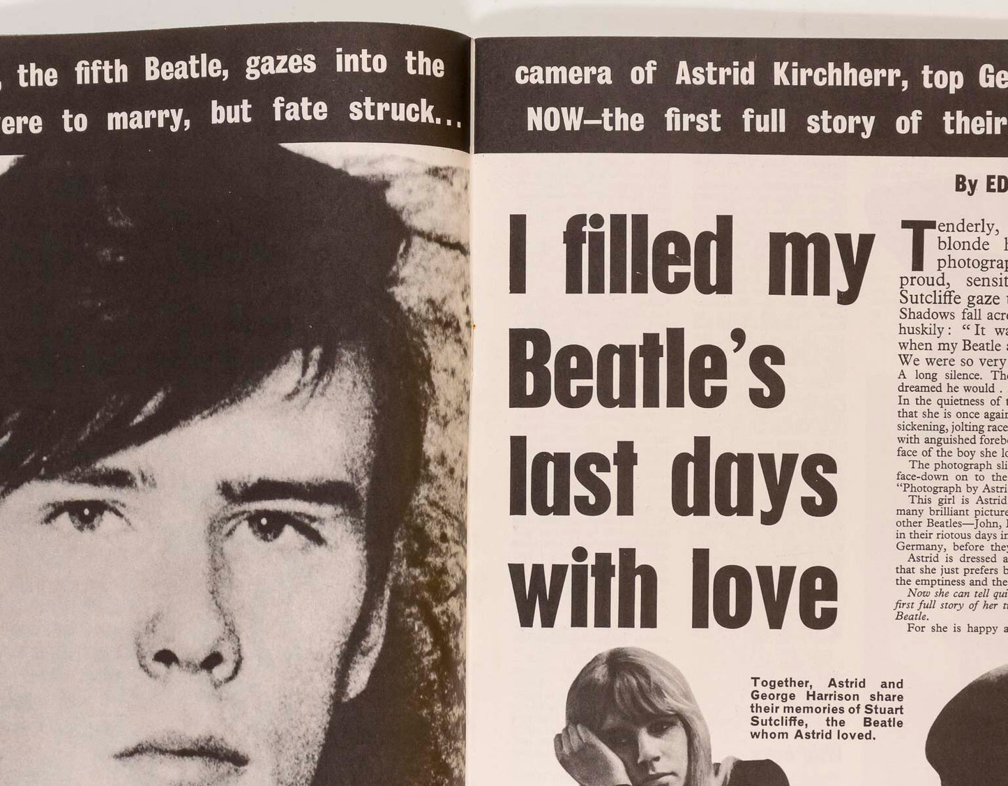 Stuart Sutcliffe PAUL McCARTNEY The Animals ROLLING STONES Rave September 1964