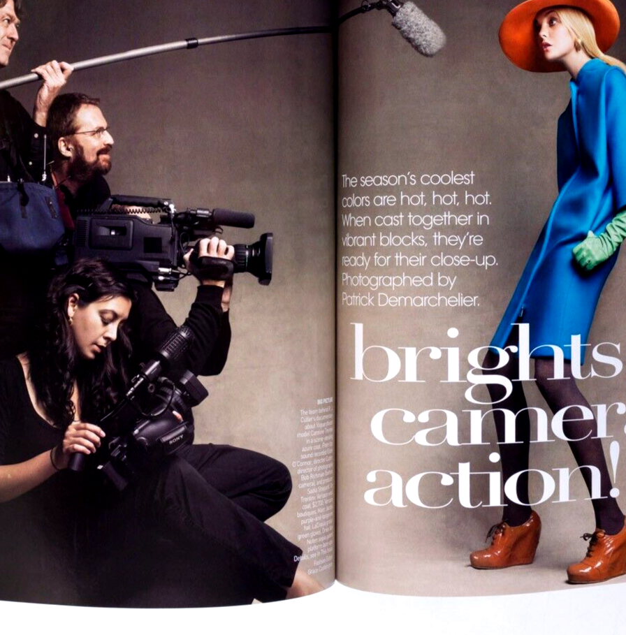 THE SEPTEMBER ISSUE Sienna Miller ANNA WINTOUR Mario Testino VOGUE Magazine 2007
