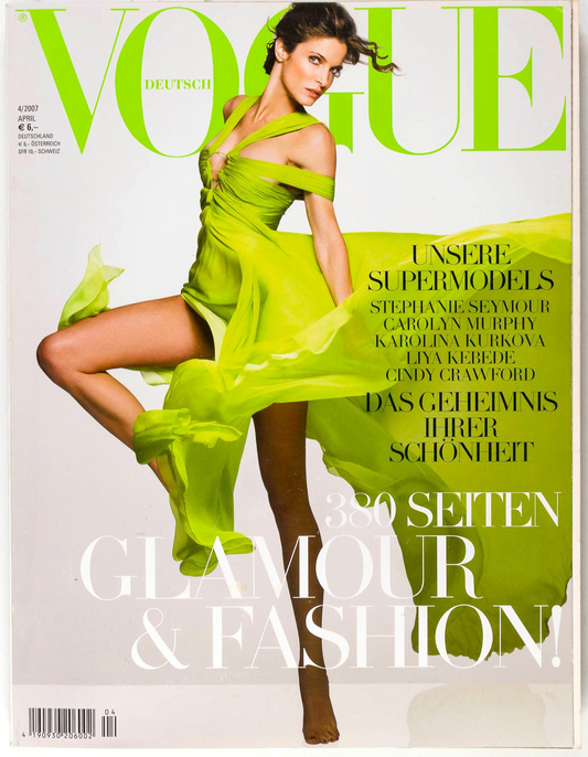 STEPHANIE SEYMOUR Karolina Kurkova TATJANA PATITZ Liya Kebede VOGUE April 2007