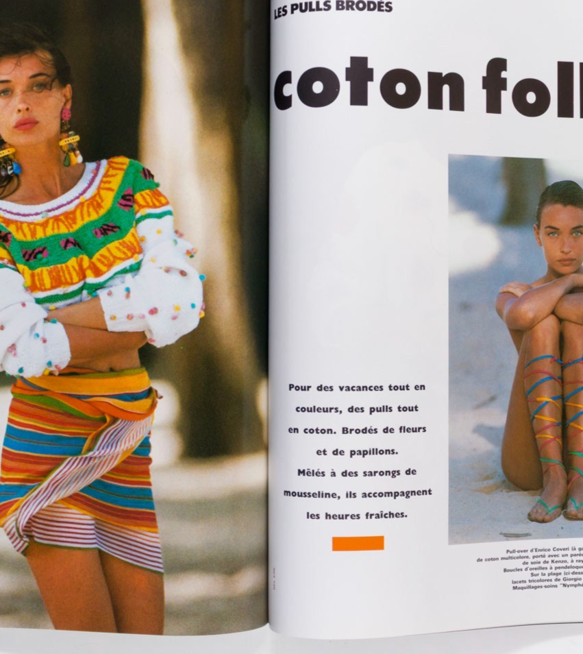 PRINCESS CAROLINE Guy Bourdin SARAH MOON Ellen Von Unwerth PARIS VOGUE June 1988