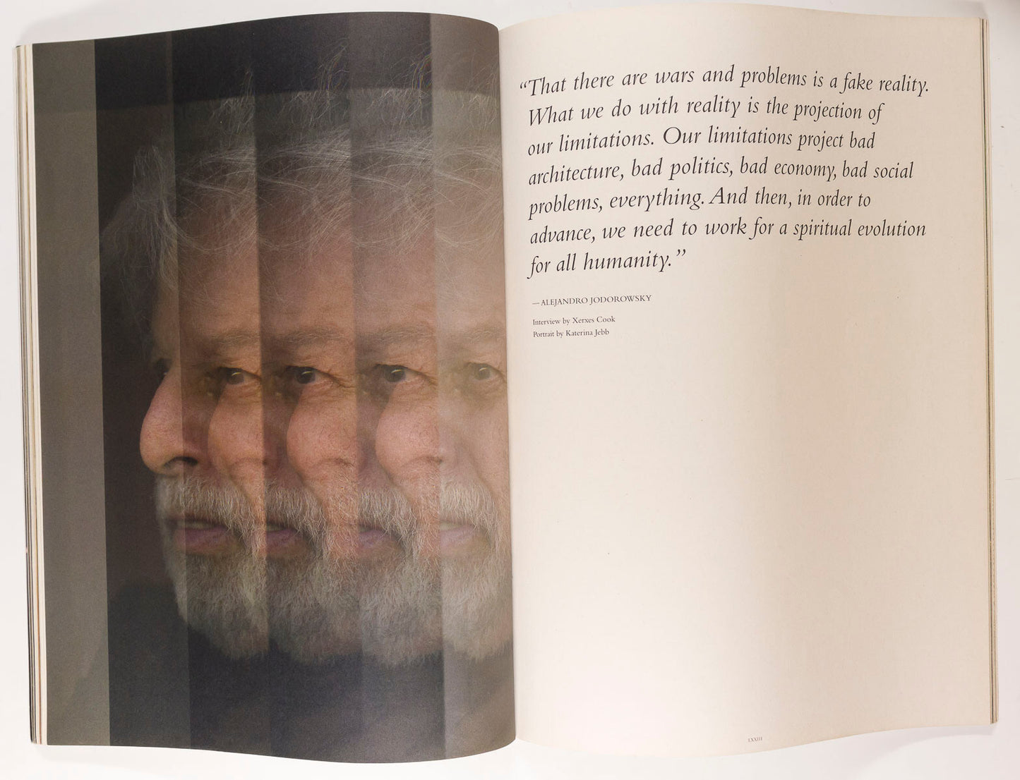 TILDA SWINTON Paolo Roversi ALEJANDRO JODOROWSKY David Lynch ACNE PAPER magazine