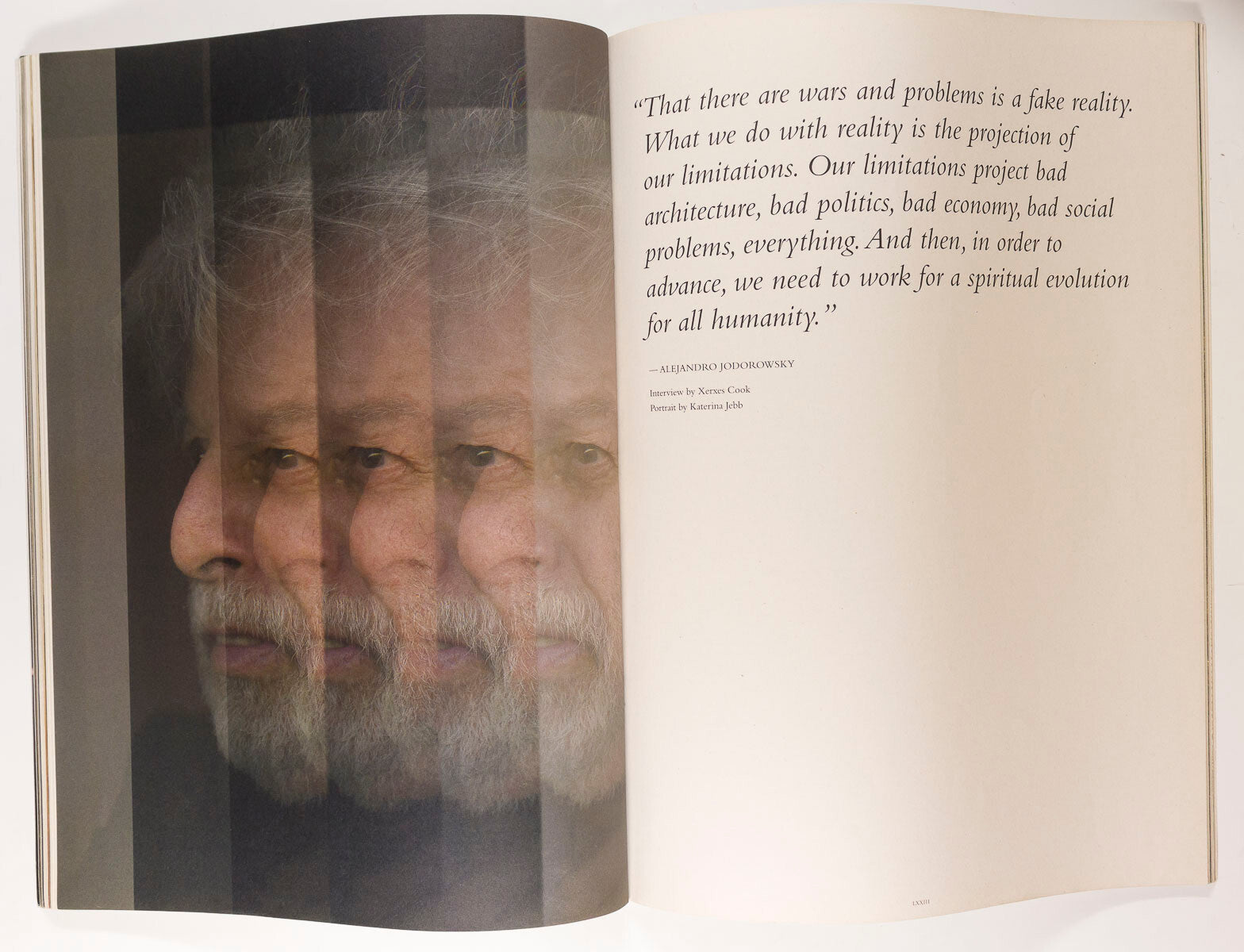 TILDA SWINTON Paolo Roversi ALEJANDRO JODOROWSKY David Lynch ACNE PAPER magazine