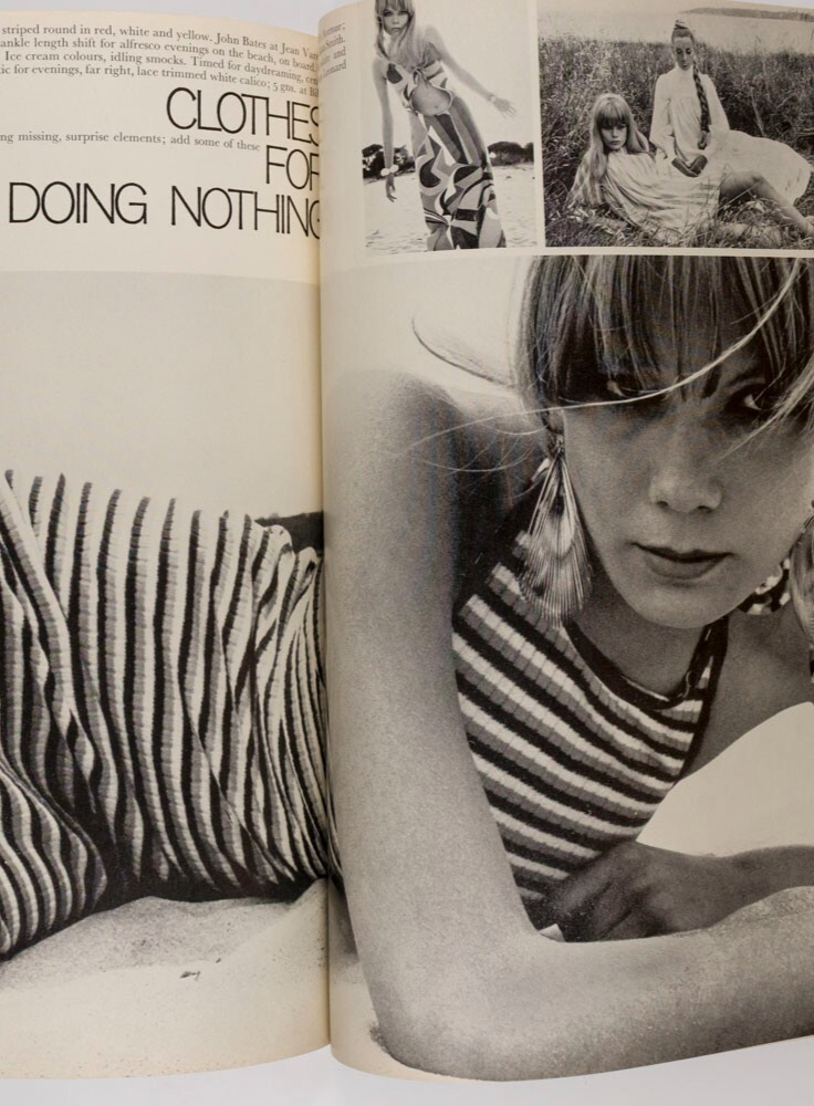 JEAN SHRIMPTON David Hemmings NIVEN Vogue UK July 1966 Veruschka PARKINSON Caron