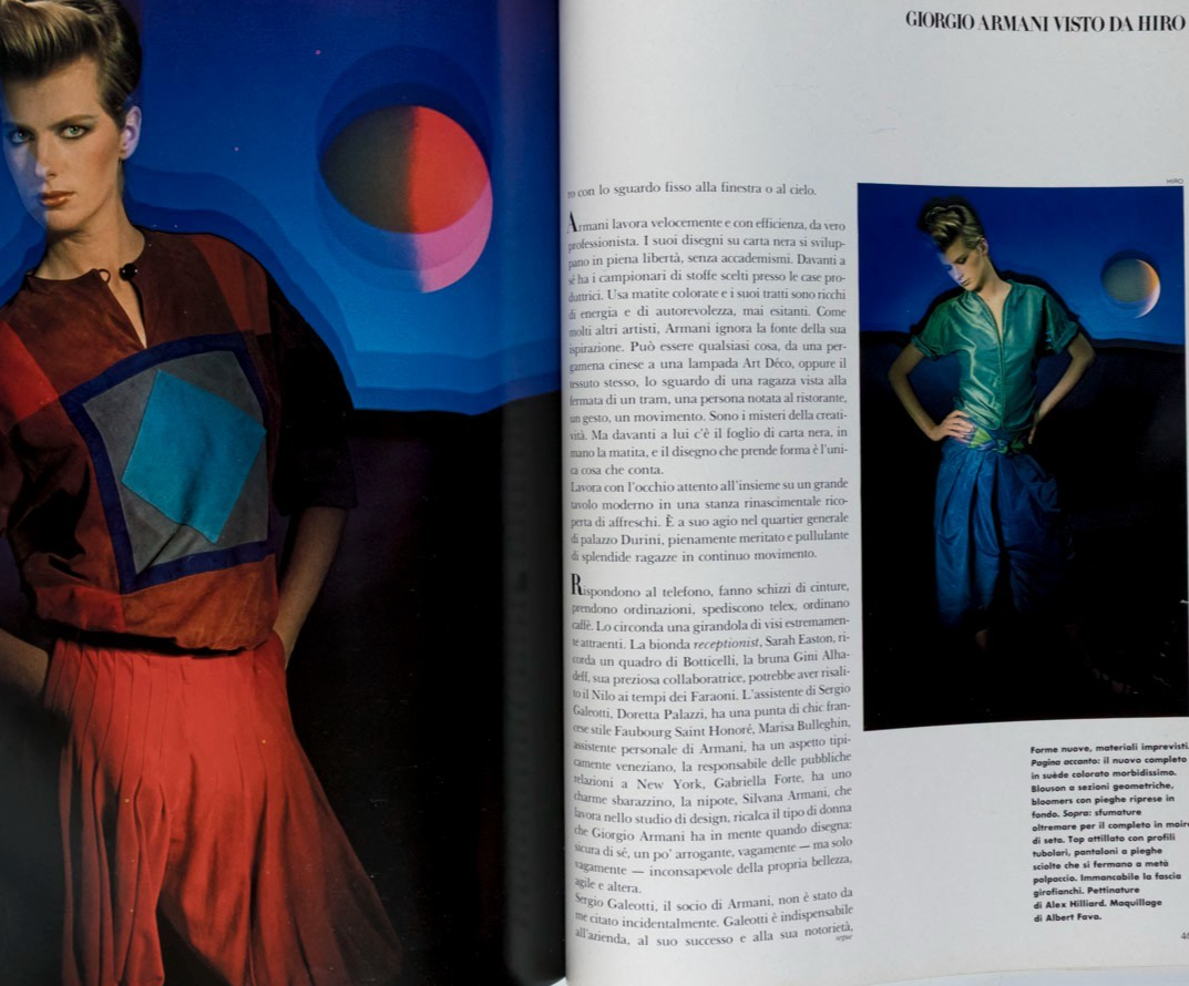 Lisa Ryall GUY BOURDIN Antonio Lopez VOGUE ITALIA March 1982 Deborah Turbeville